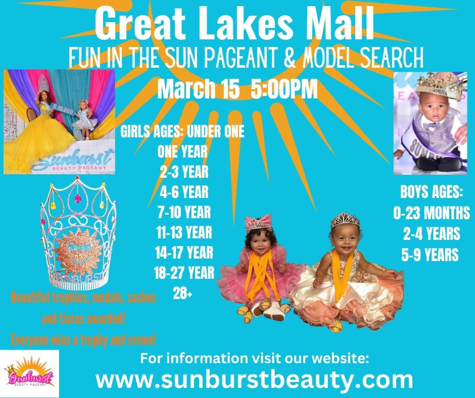 Mentor, OH Fun in the Sun Pageant in Great Lakes Mall