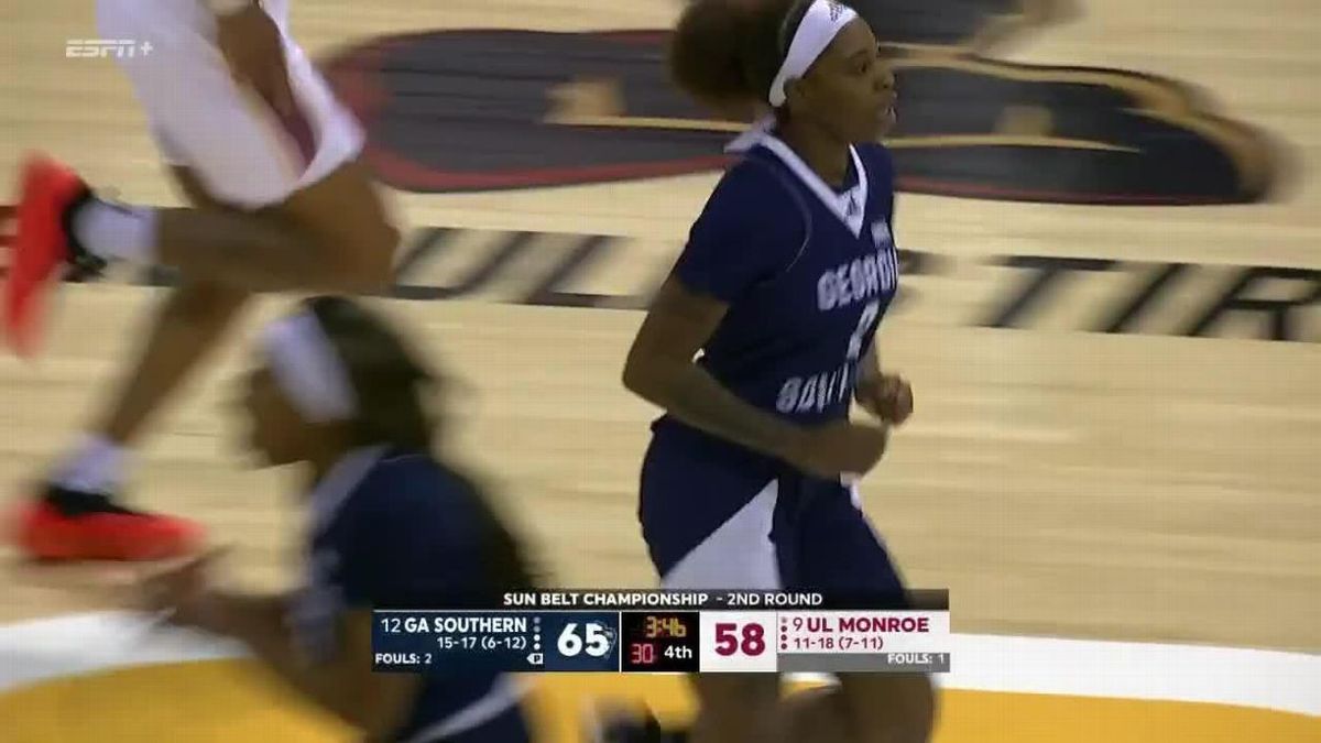 Louisiana Monroe Warhawks at Georgia Southern Eagles Womens Basketball