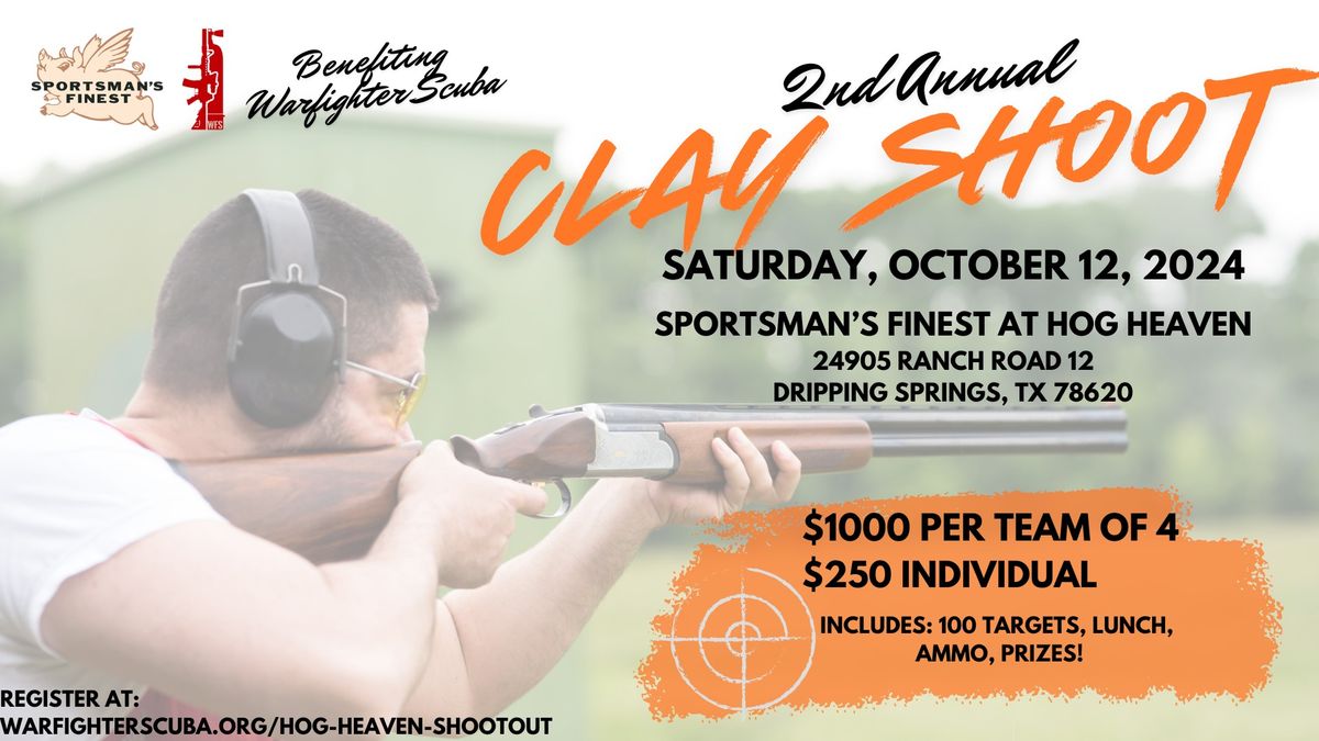 Warfighter Scuba's 2nd Annual Clay Shooting Competition