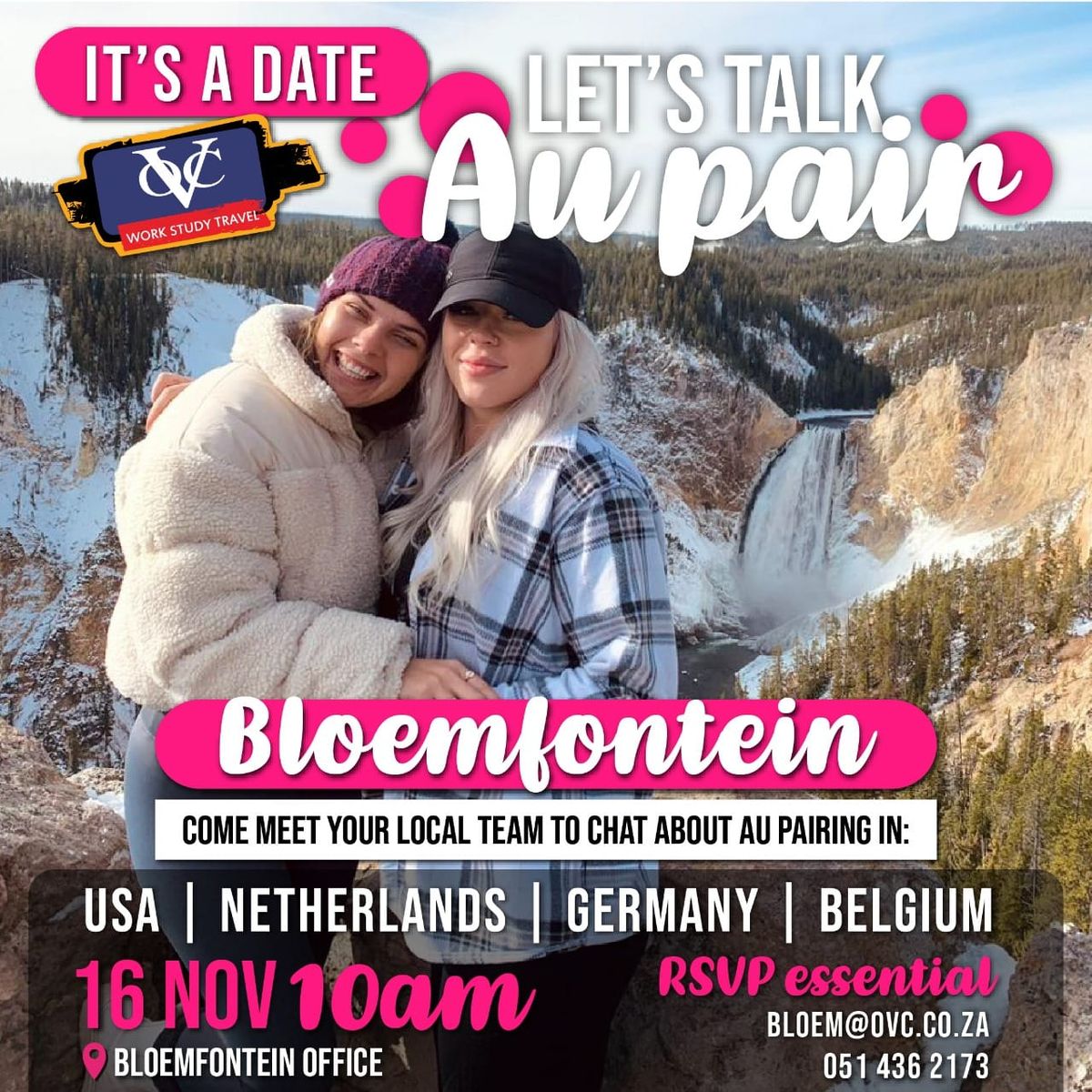 Let's Talk Au Pairing Abroad in Bloemfontein 