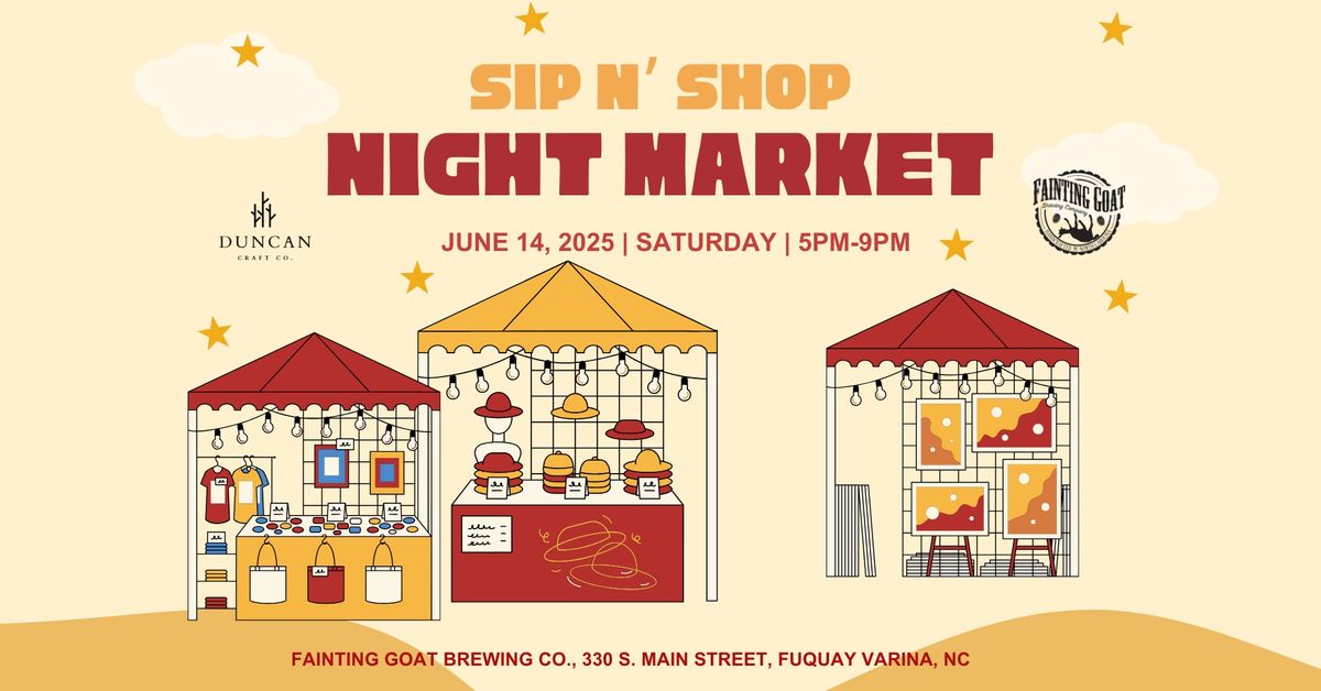 Sip n\u2019 Shop Night Market 