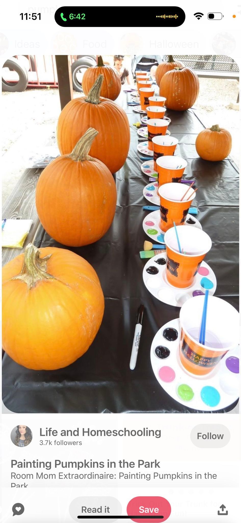 Pumpkin painting party! \ud83c\udf83