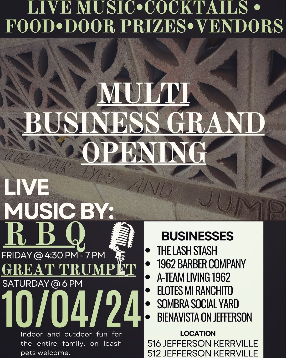 Multi business grand opening 