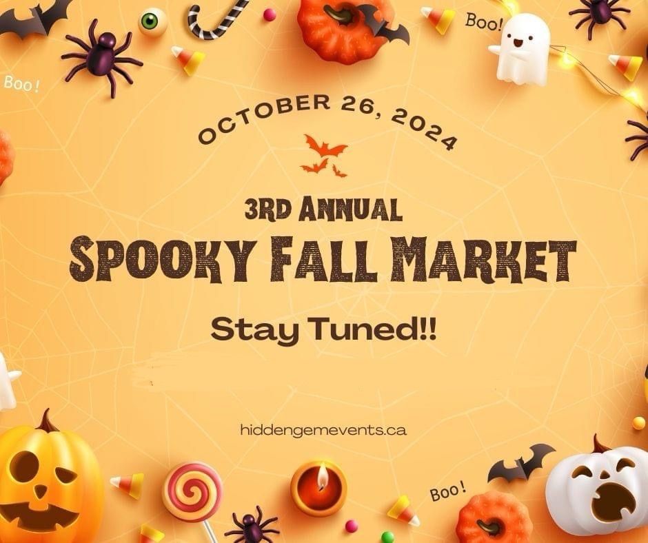 3rd Annual "Spooky Fall" Market