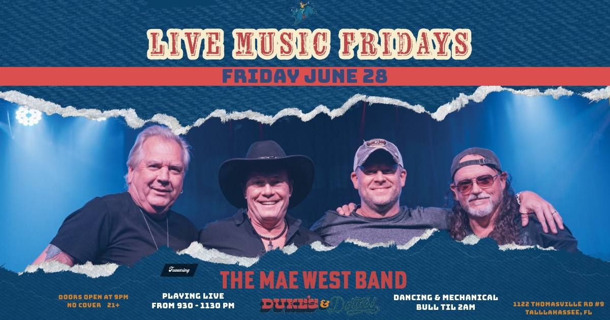 Mae West Band LIVE at Duke's and Dottie's 