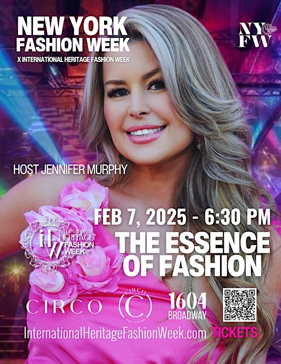 New York Fashion Week x IHFW February 7, 2025 630PM, 1604 Broadway