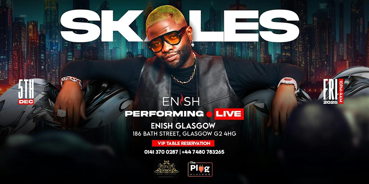 Skales Live in Glasgow \u2014 Performing at Enish!