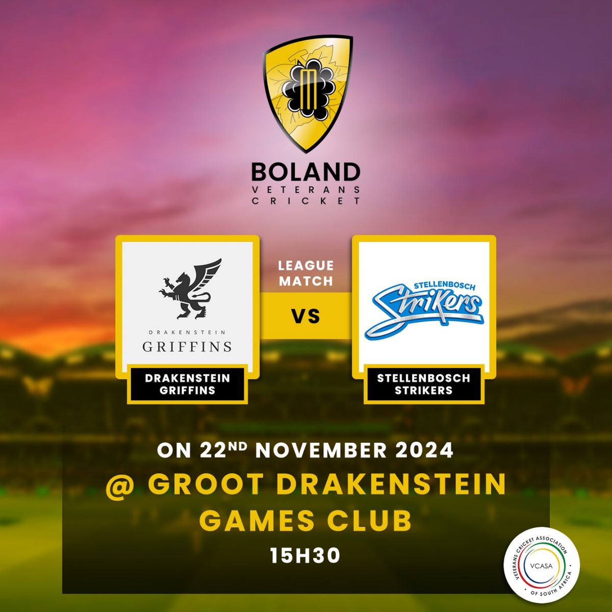 Drakenstein Griffins vs Stellenbosch Strikers