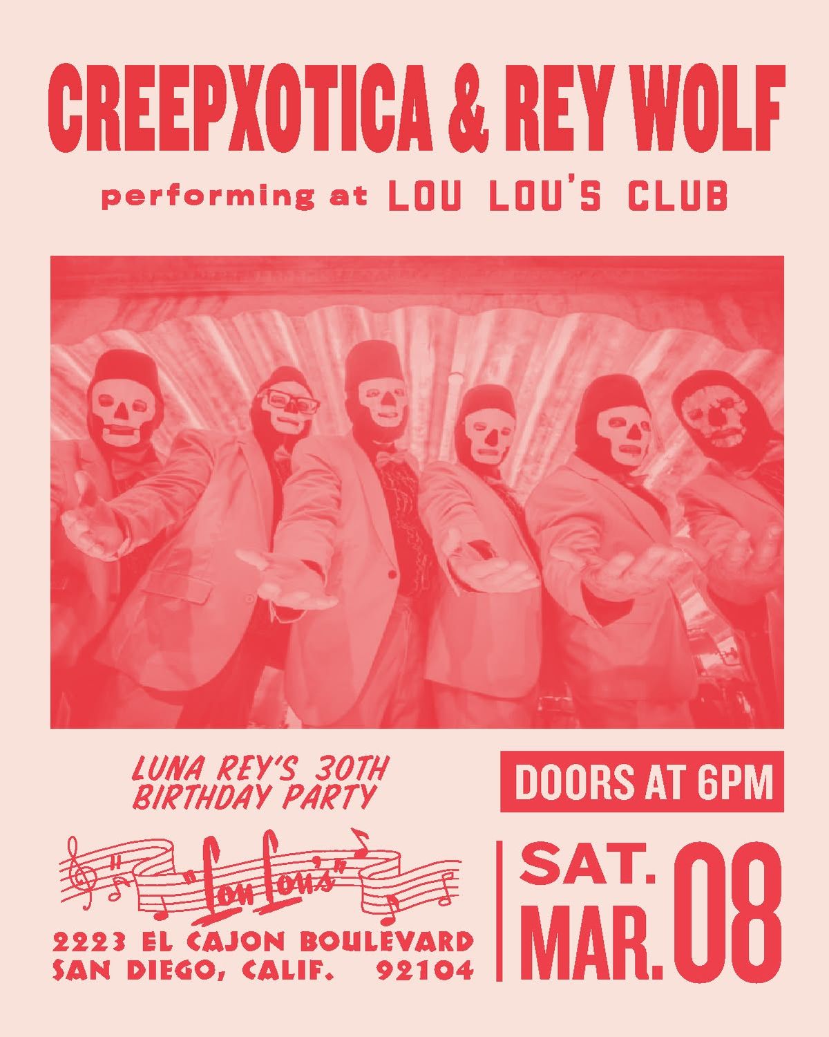 Creepxotica, Rey Wolf