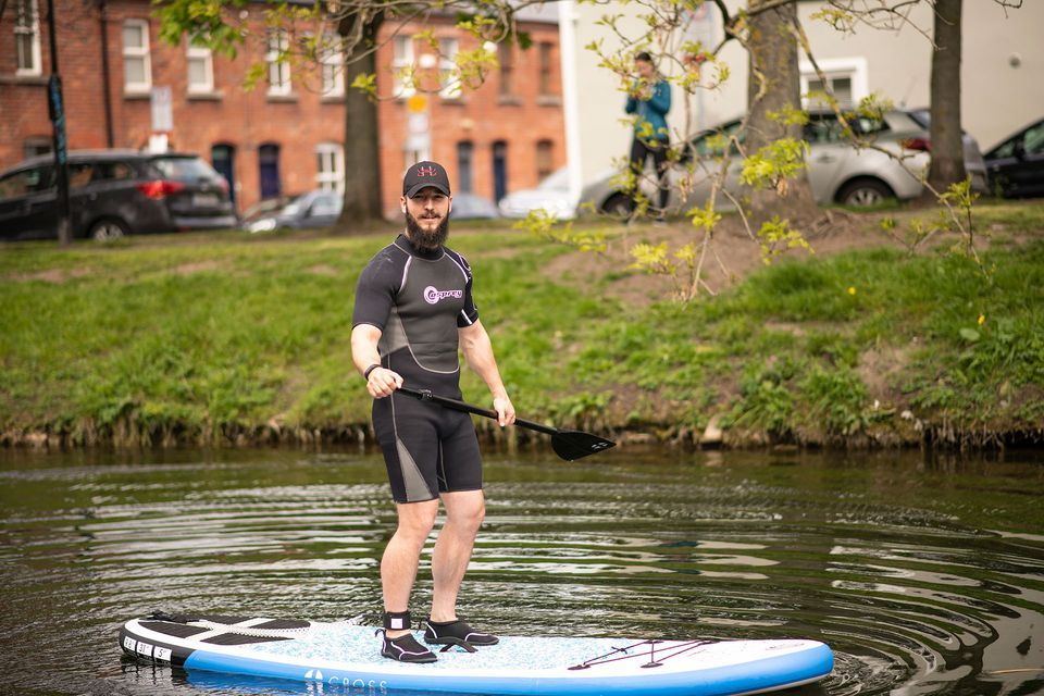 Kayaking or SUP boarding on Grand Canal Portobello, Dublin 2