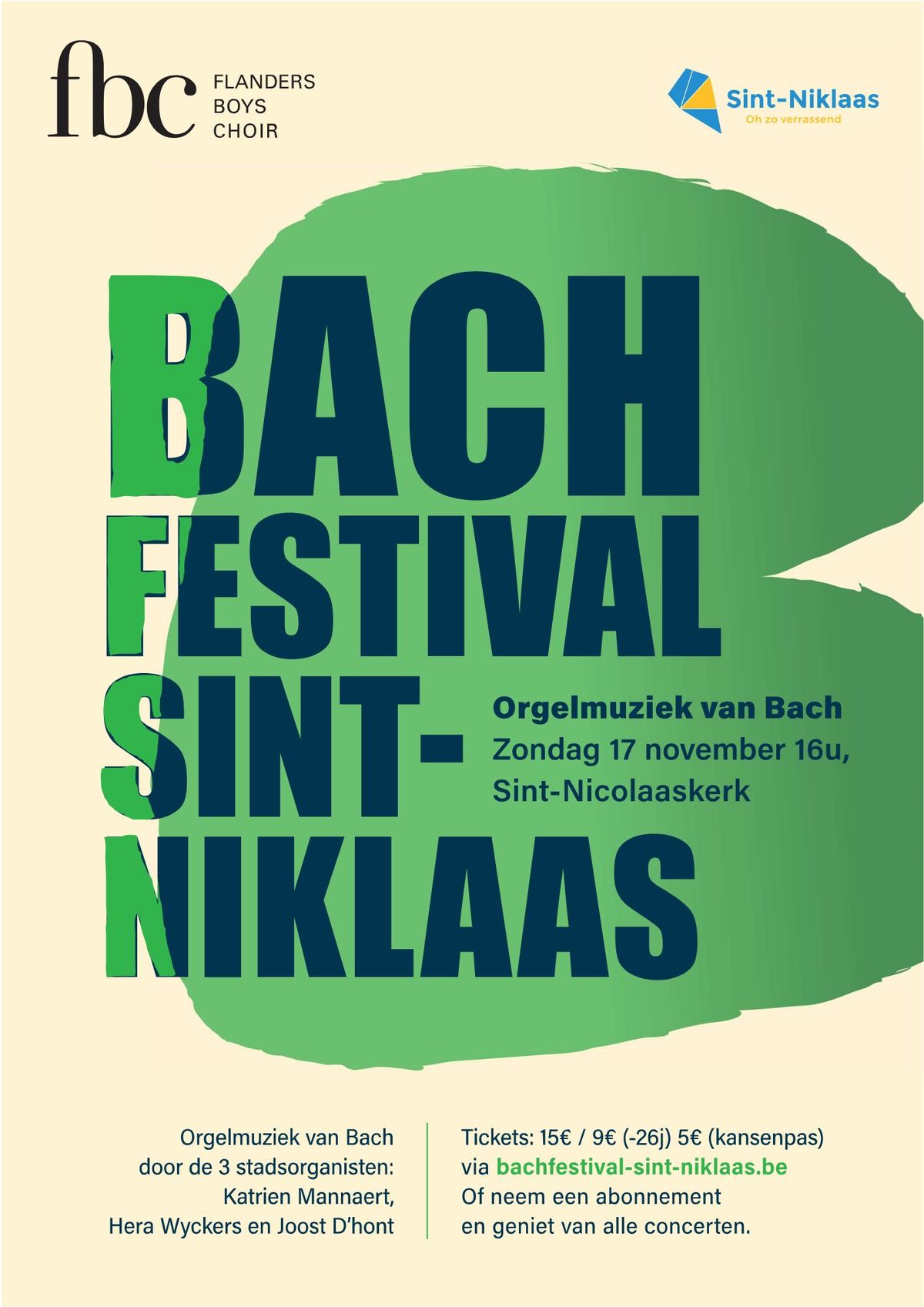 BACH Festival Sint-Niklaas - 2024 - Concert - De orgelmuziek van Bach