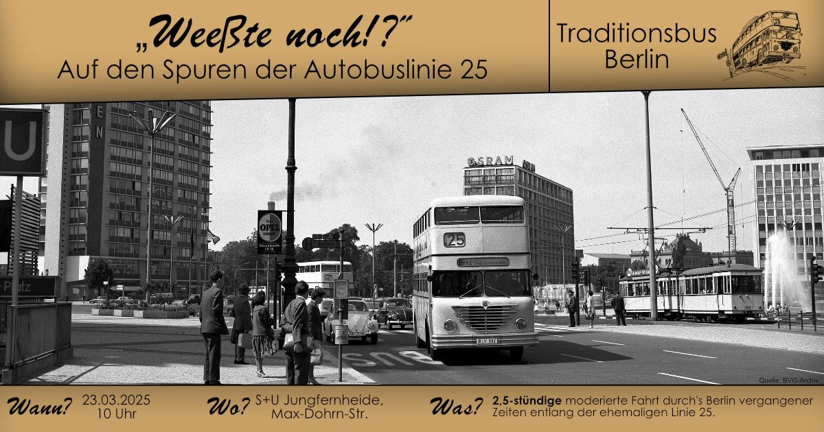 Wee\u00dfte noch!? - Auf den Spuren der Autobuslinie 25