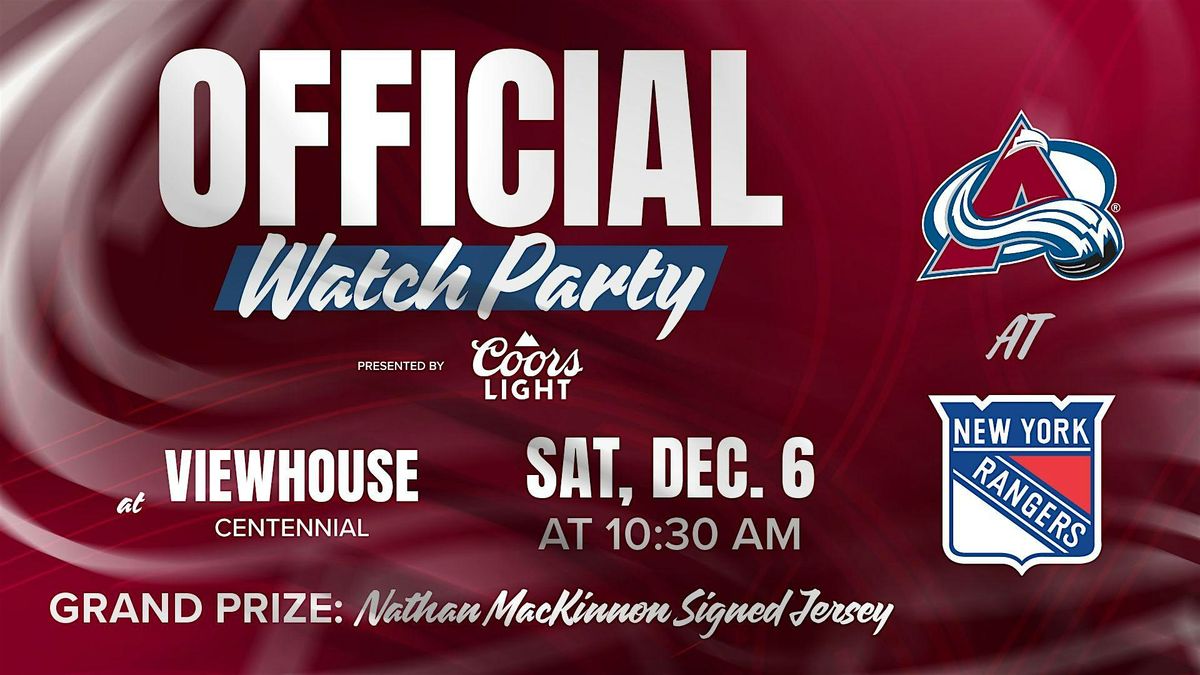 Colorado Avalanche Official Watch Party