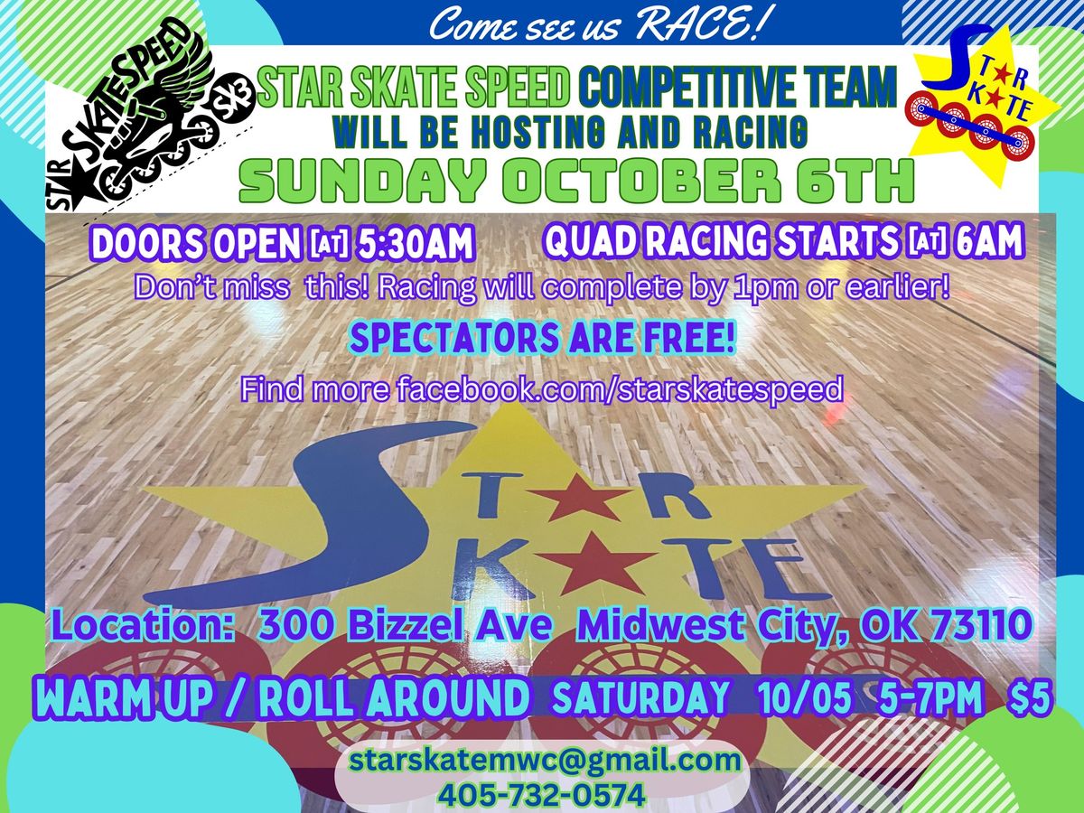 Star Skate Midwest City OK Speed Meet