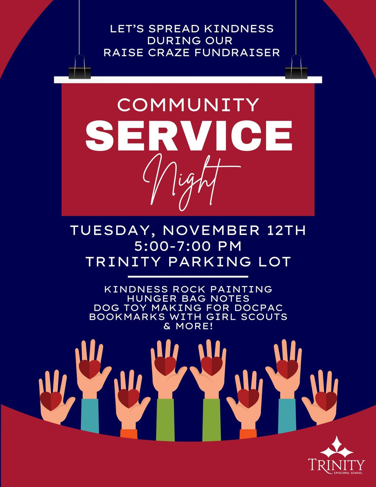 Trinity's Community Service Night