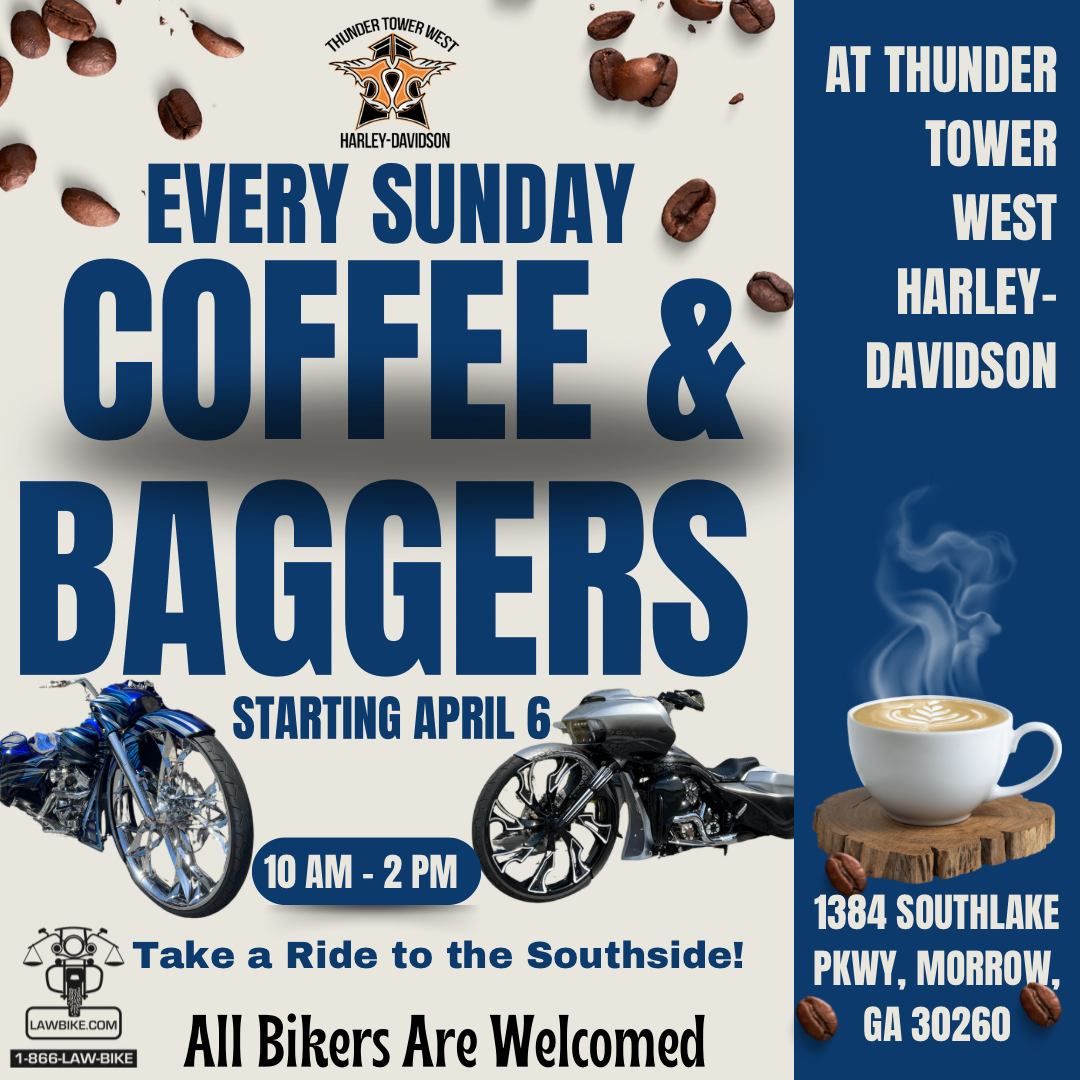 COFFEE AND BAGGERS AT THUNDER TOWER WEST H-D