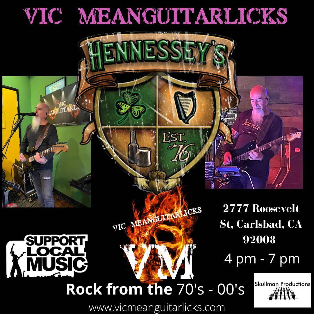 Vic returns to Hennessee's Tavern For December Friday the 13!