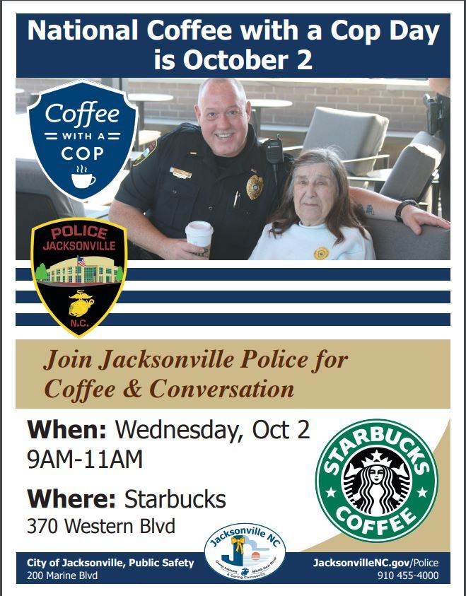 JPD Coffee with a Cop 