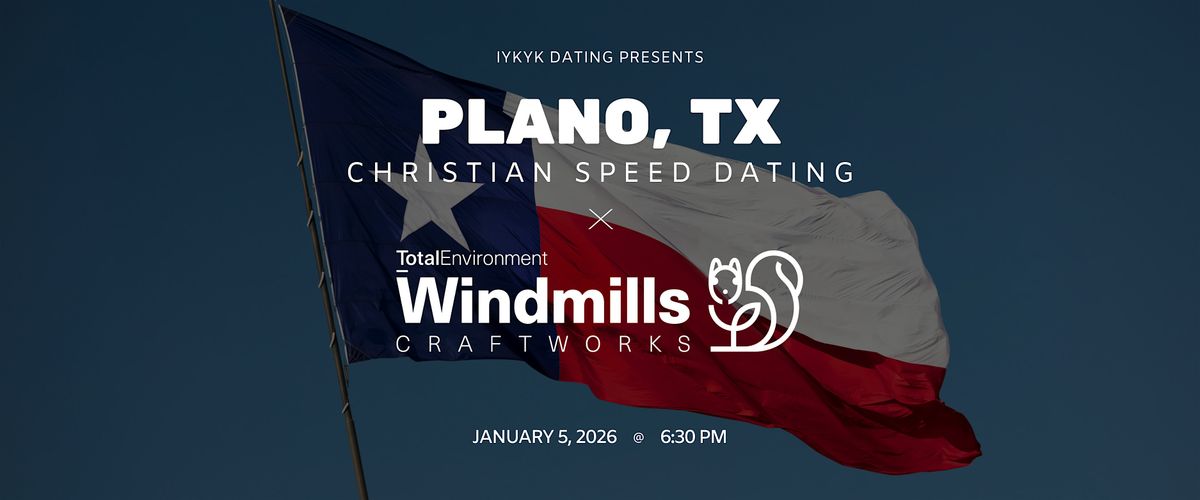 Plano Speed Dating | IYKYK Christian Speed Dating | 20s & 30s | 01\/05\/26