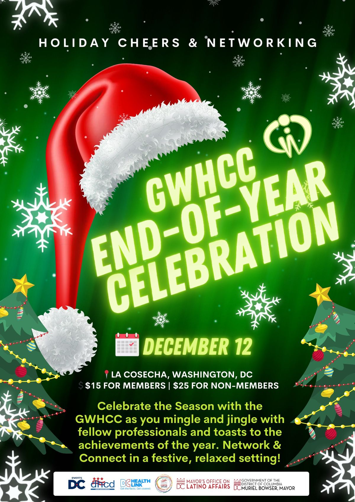 HOLIDAY CHEERS & NETWORKING: GWHCC END-OF-YEAR CELEBRATION!