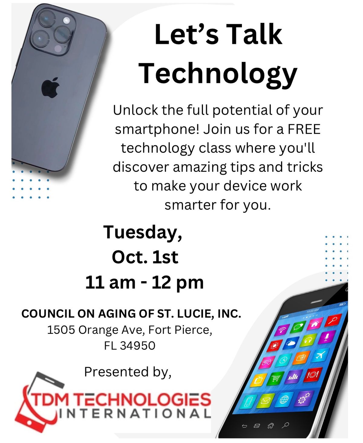 Let\u2019s Talk Technology: Smartphones 101