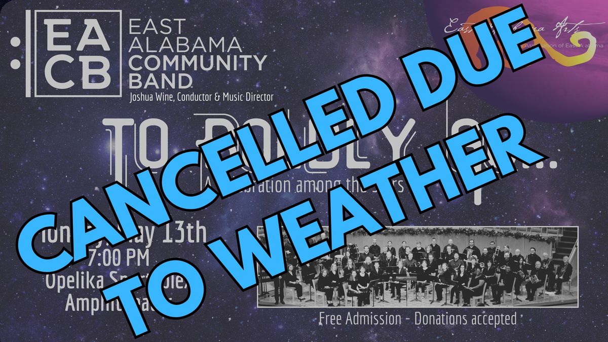 CANCELLED - EACB Spring Concert - To Boldly Go...