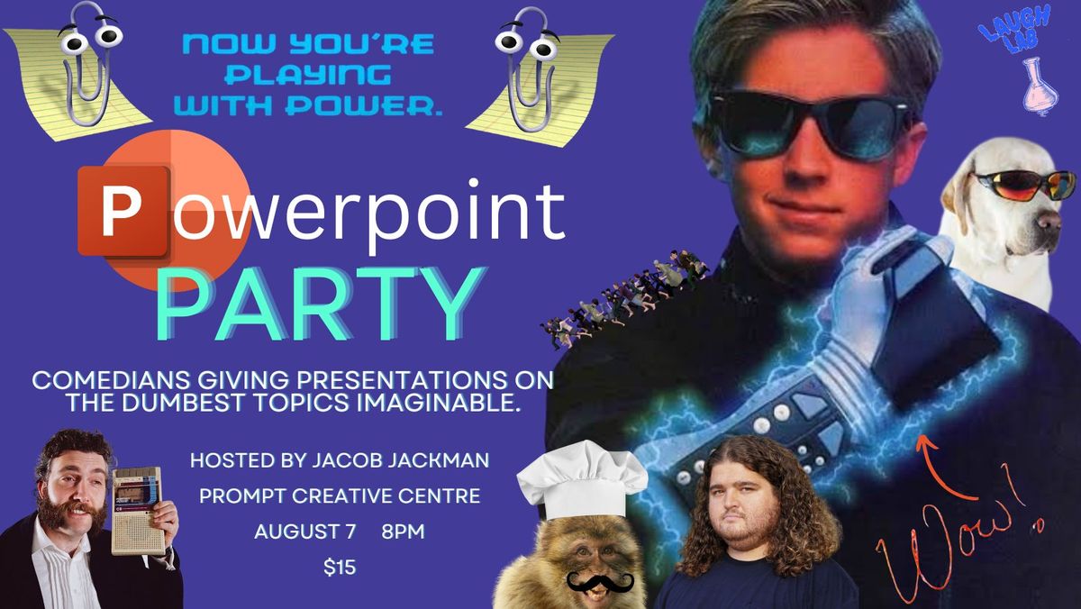 Laugh Lab Powerpoint Party August 7th