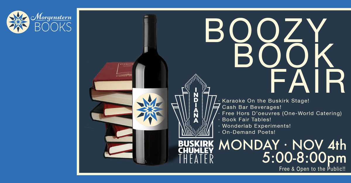 Boozy Book Fair @ The Buskirk-Chumley Theater