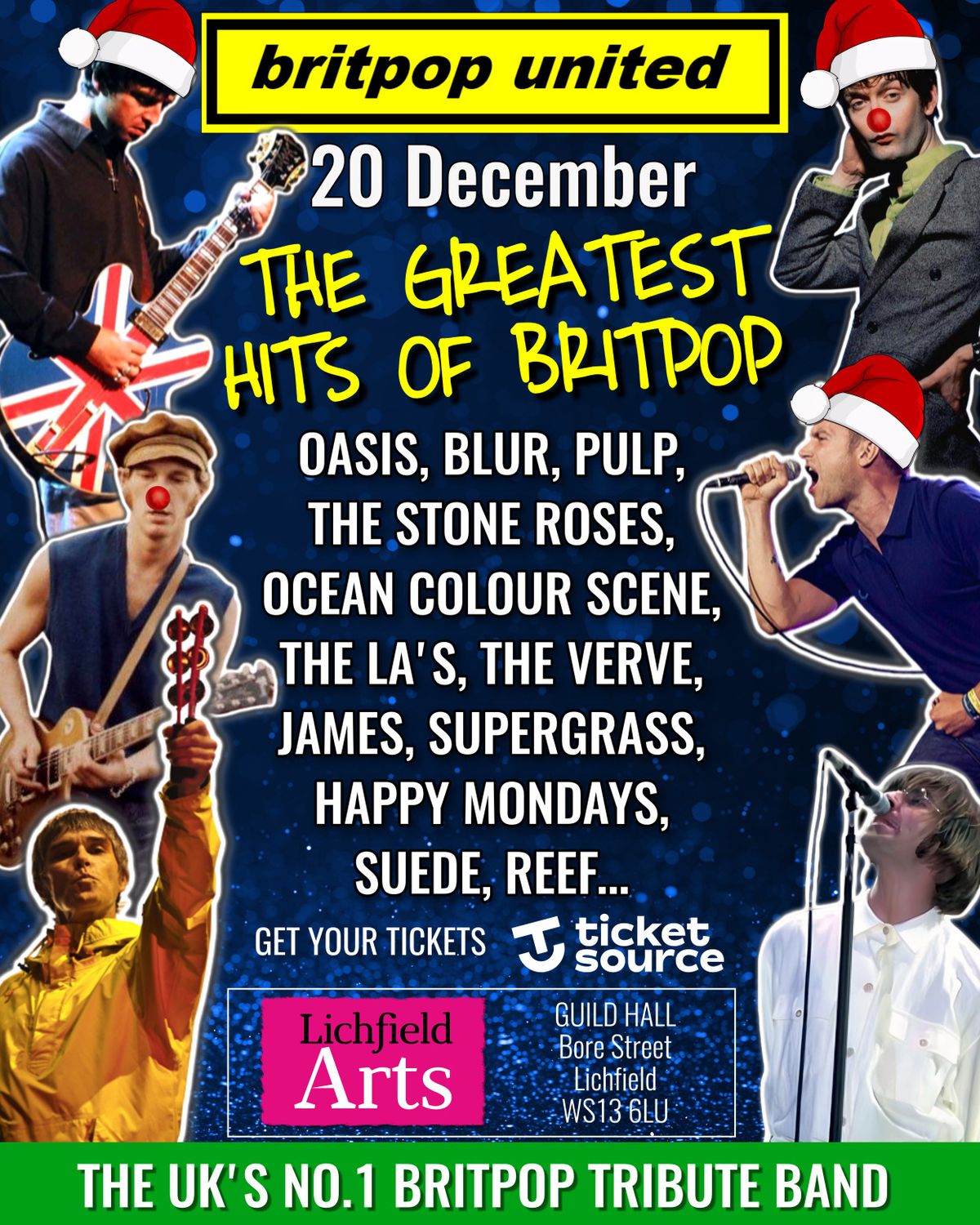 BRITPOP UNITED (Britpop Tribute Band) Live at Lichfield Guild Hall