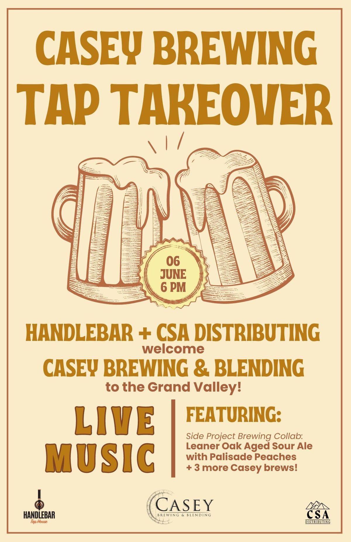 Casey Brewing Tap Takeover