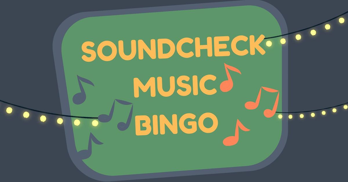 Soundcheck Music Bingo