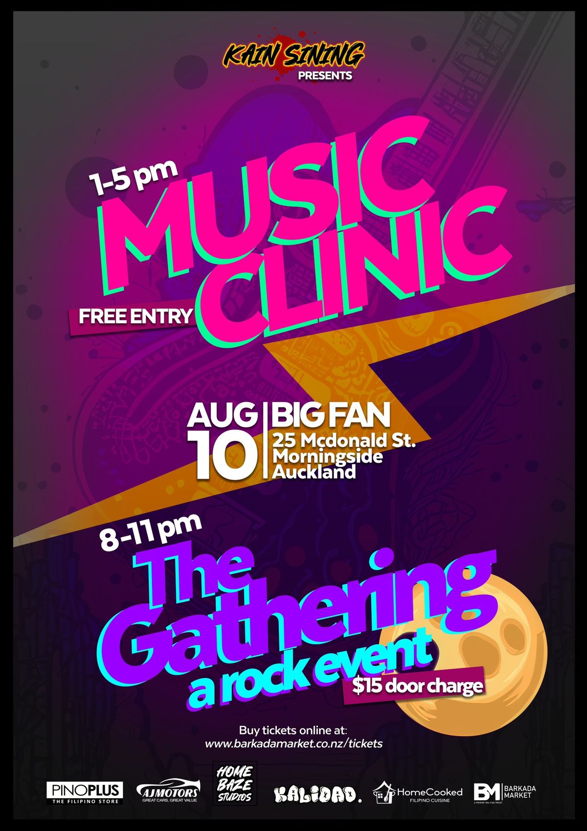 Free Music Clinic x The Gathering Rock Event