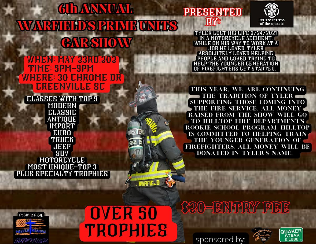 6th Annual Warfield's Prime Units Memorial Show
