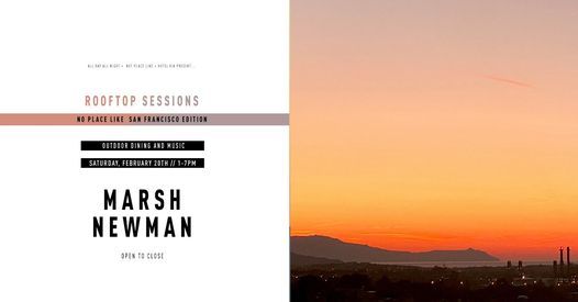 Rooftop Sessions w\/ Marsh & Newman Open-to-close