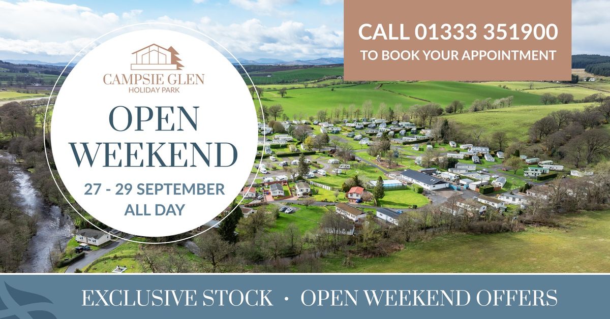 Campsie Glen Holiday Home Ownership Open Weekend