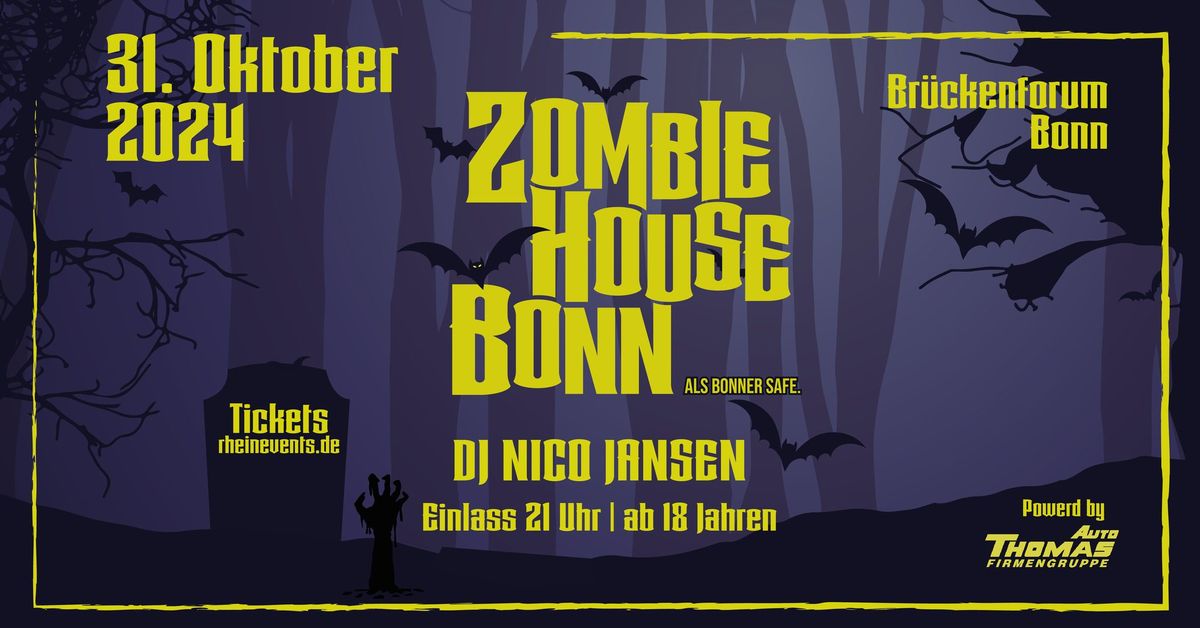 ZOMBIE HOUSE | Halloween Party Bonn 2024