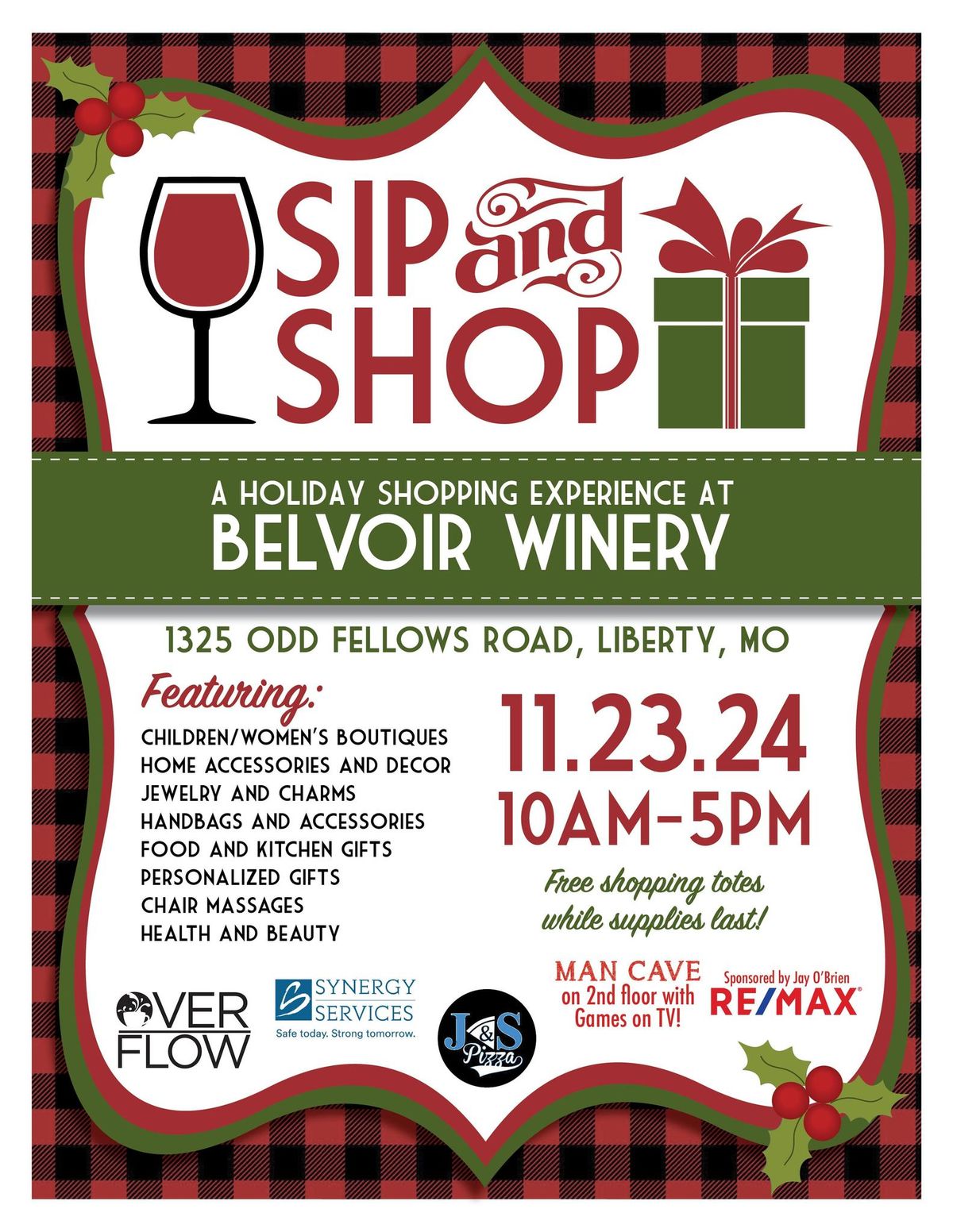 13th Annual Holiday Sip and Shop at Belvoir Winery! 