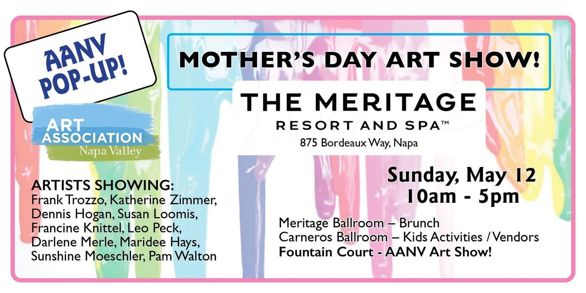 Mother's Day Art Show Pop-Up!
