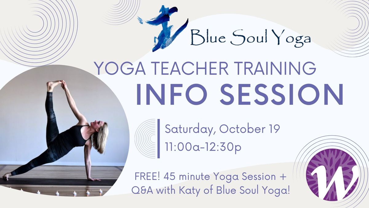 Yoga Teacher Training FREE INFO SESSION