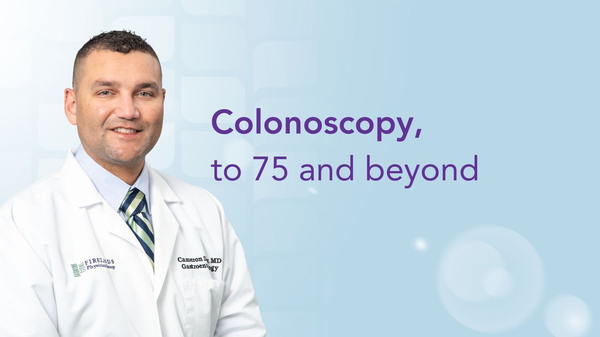 Colonoscopy, to 75 and beyond