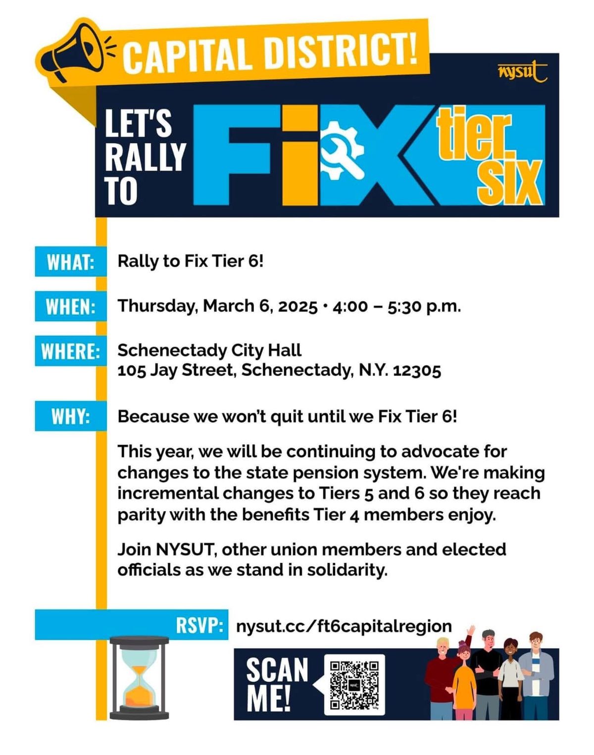 NYSUT Rally to Fix Tier 6!