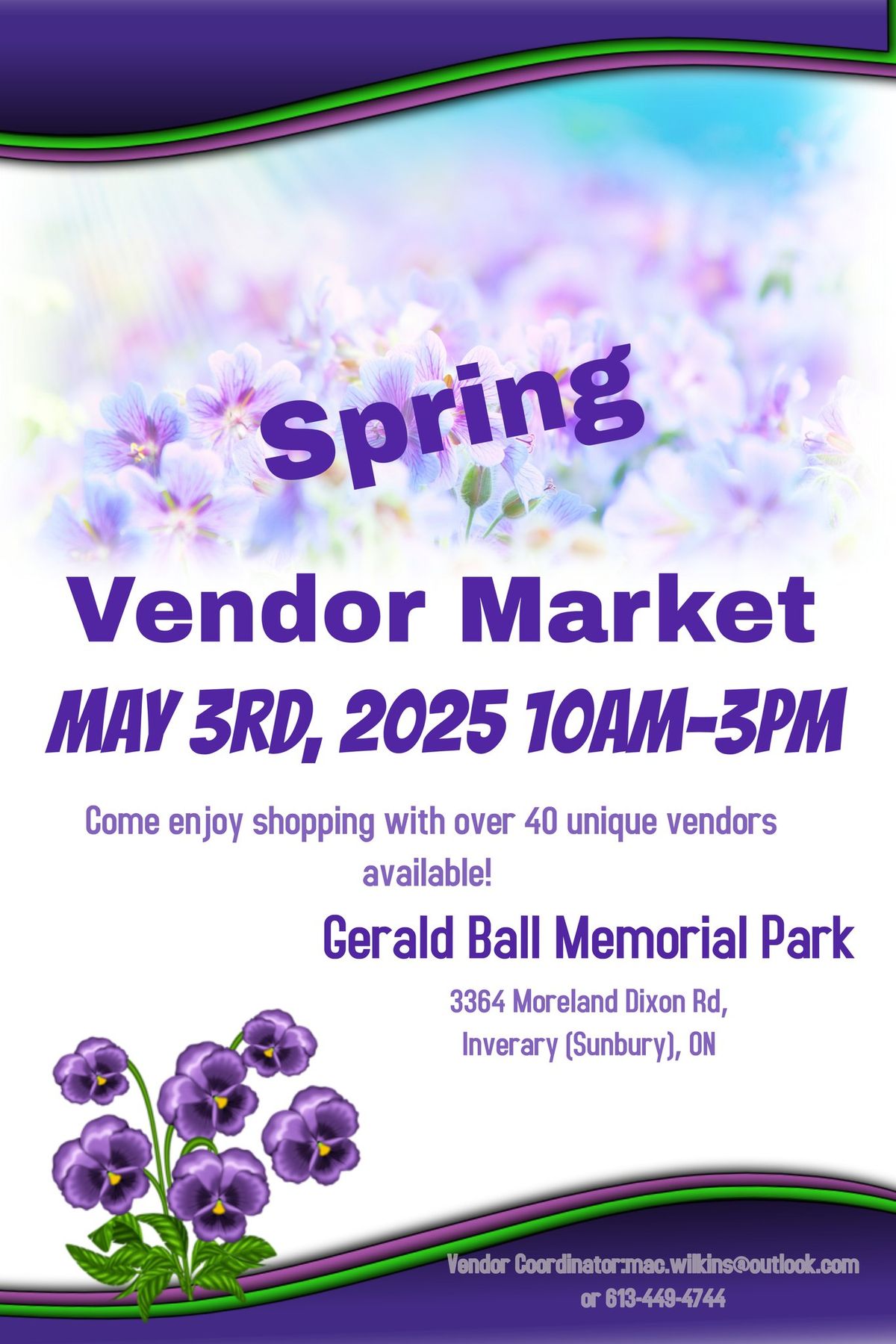 Gerald Ball Memorial Park - Vendor Market