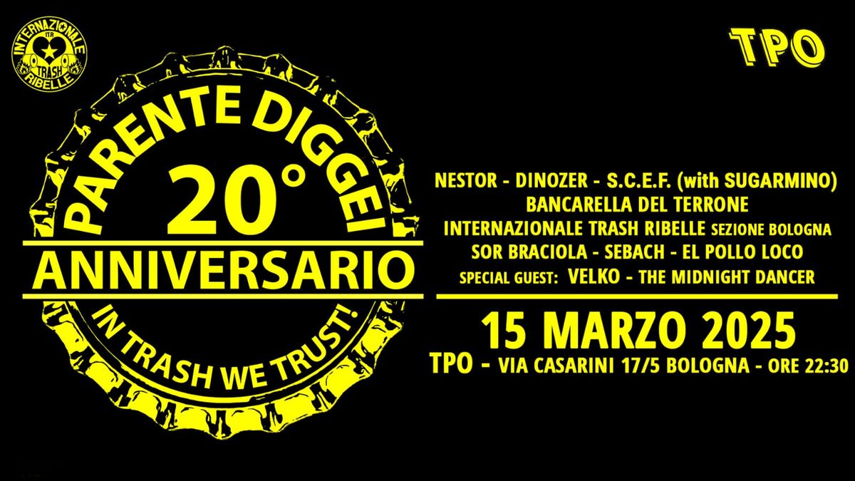 PARENTE DIGGEI: 20 ANNI  SULLA DANCEFLOOR DELLE LOTTE