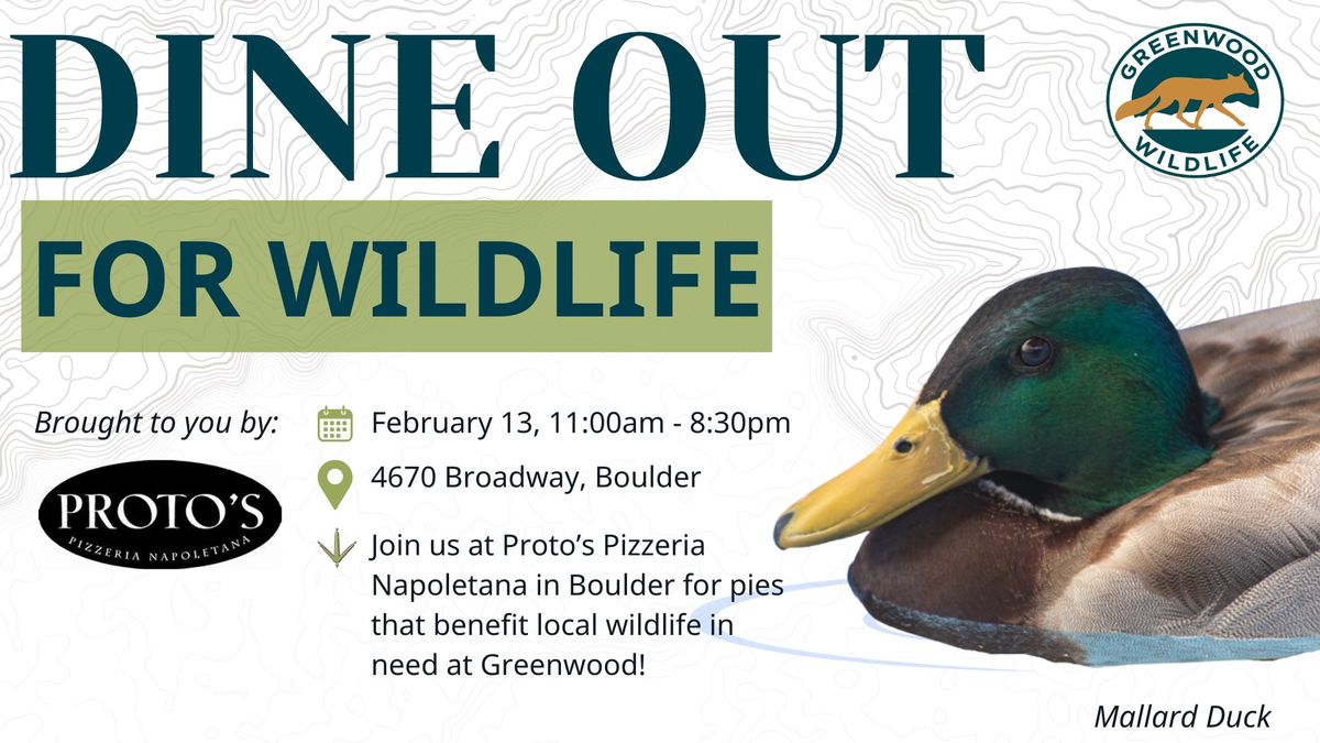 Dine Out for Wildlife