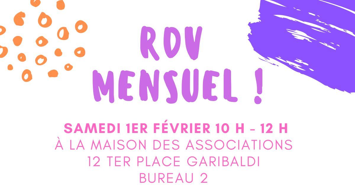 RDV mensuel de FEVRIER