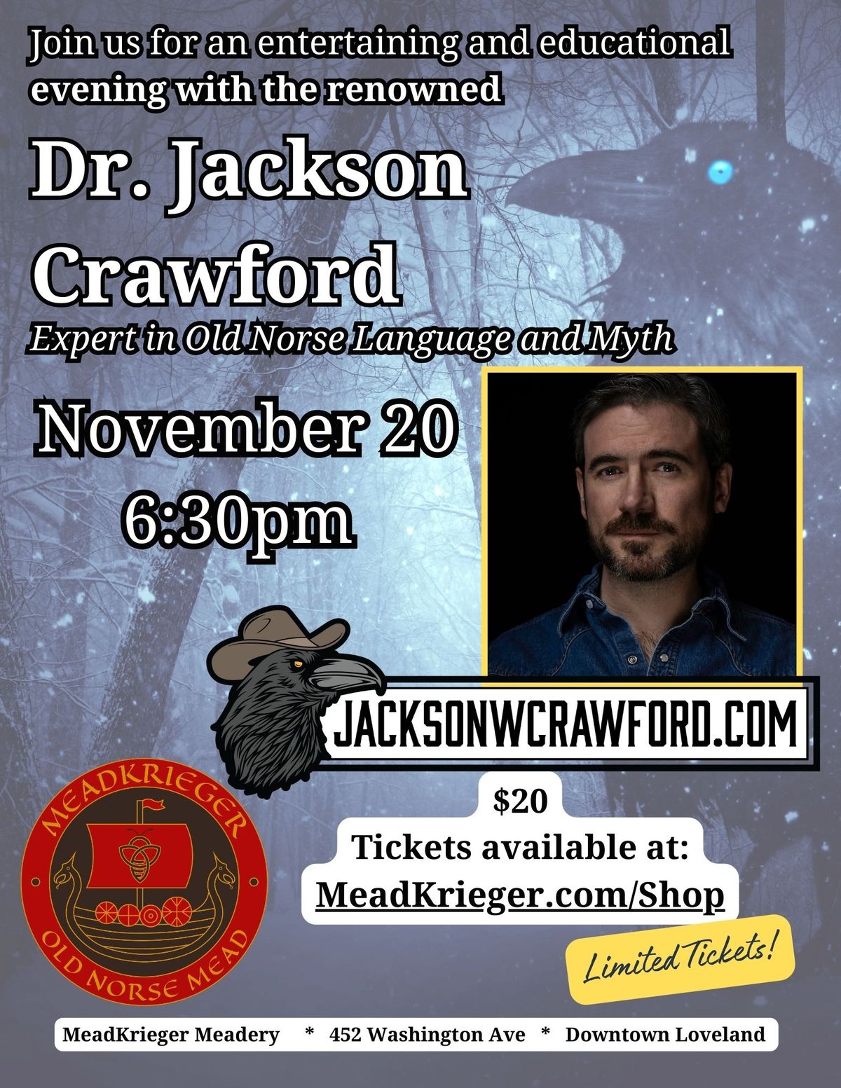 Dr. Jackson Crawford Live at MeadKrieger