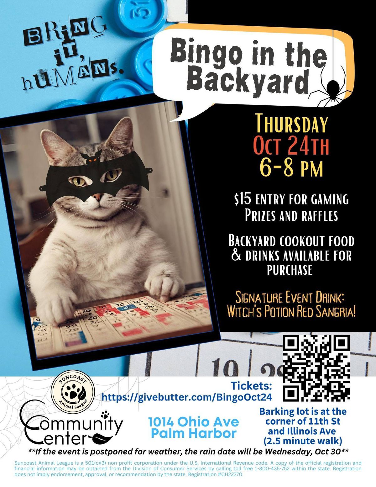 Bingo in the Backyard - Oct 24