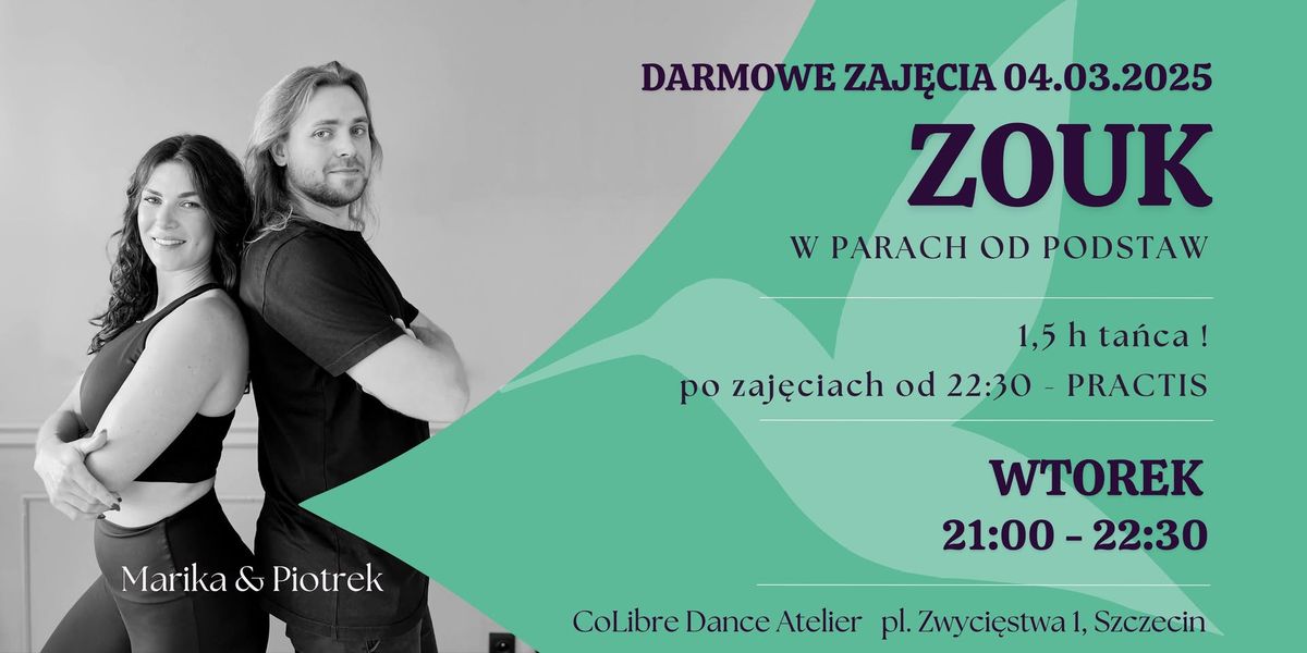 ZOUK w parach - taniec od podstaw - START 04.03. 