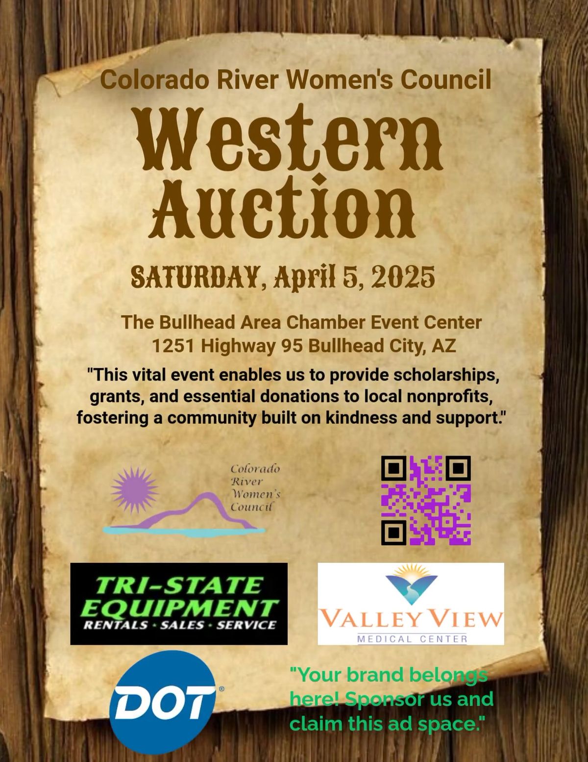 Western Auction - CRWC's Largest Annual Fundraiser