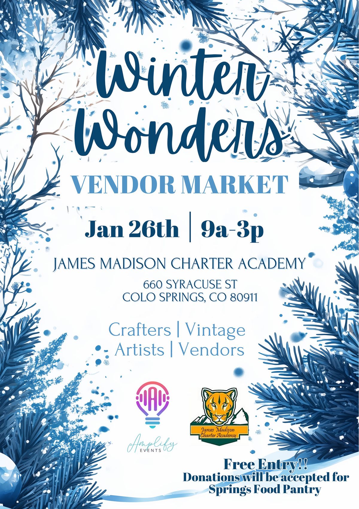 Winter Wonders Vendor Market